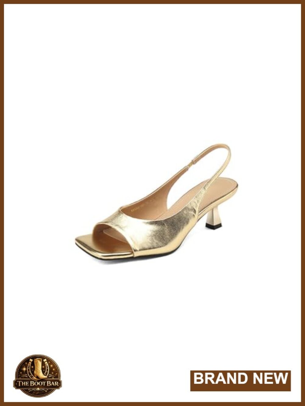 Womens Kitten Heel Slingback Sandals Open Toe Elastic Strap Party Wedding Formal